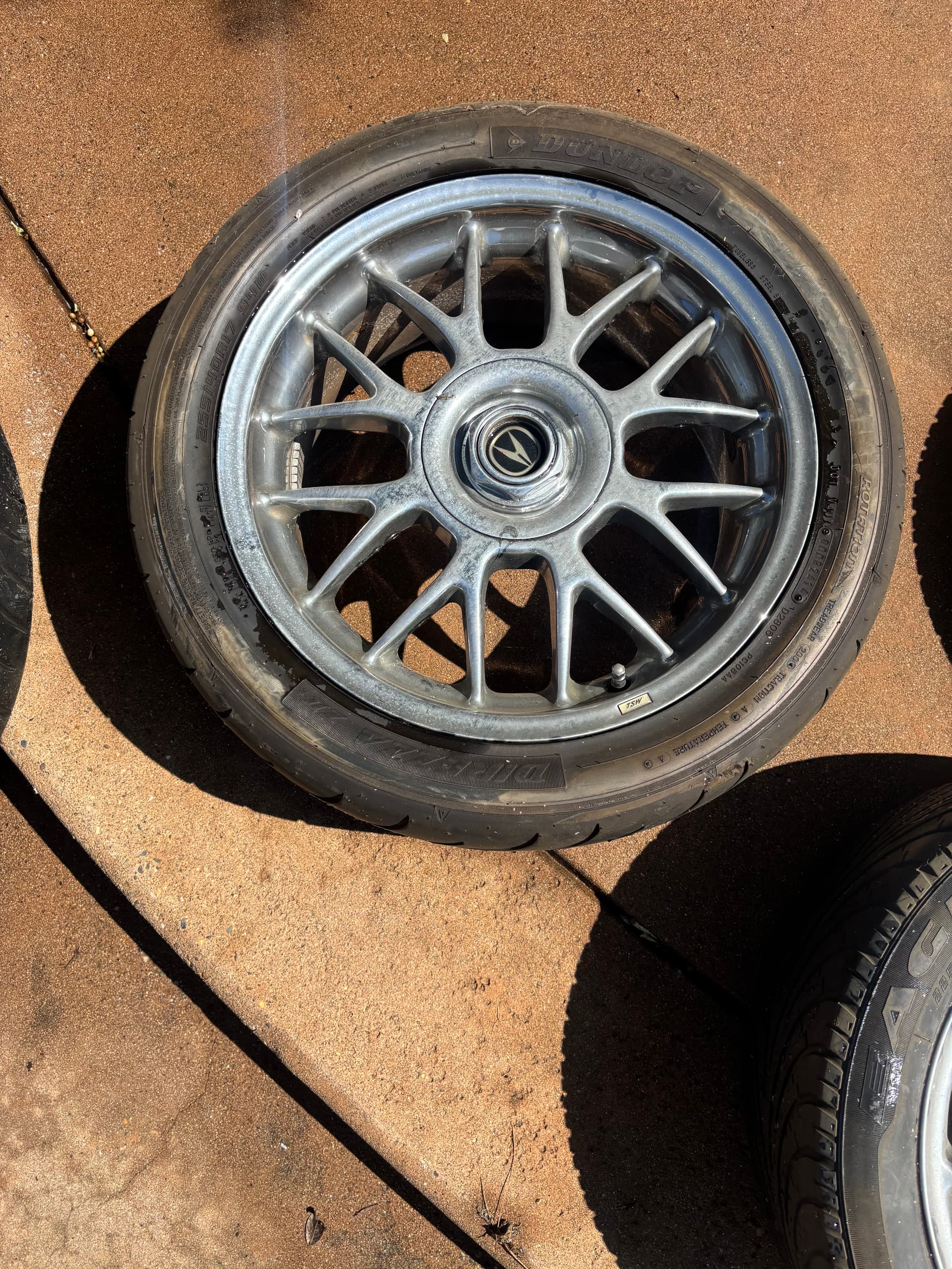 16"/17" Hockenheim TSW Mesh Chrome Wheels w/ Tires (Acura Caps) - 5x114.3