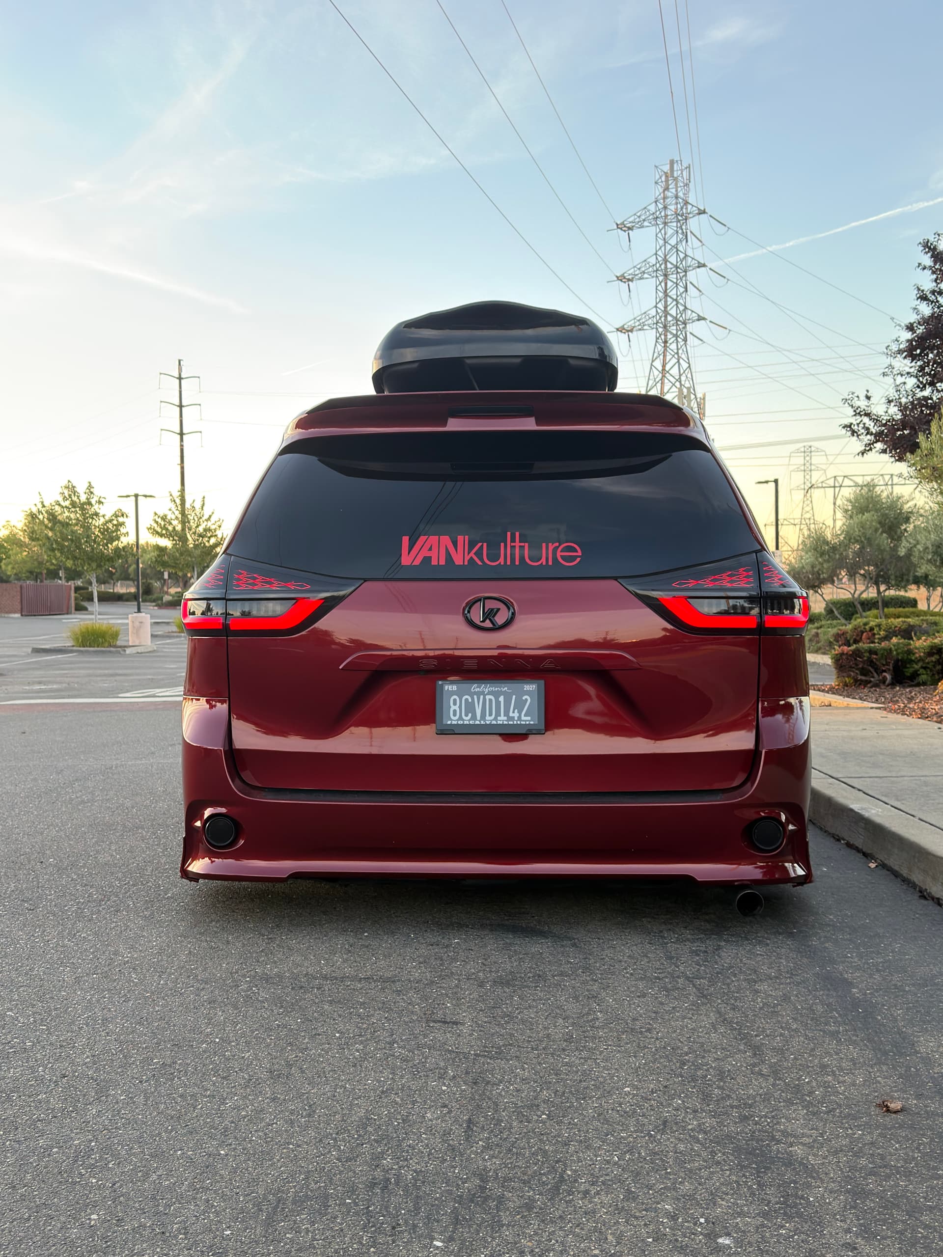 Bagged Toyota sienna se