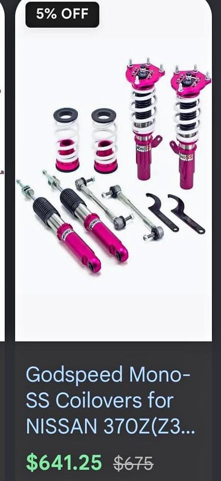 370Z Rear Coilovers