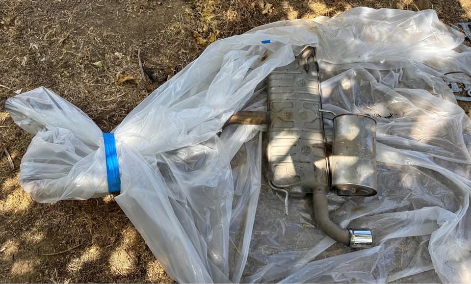 Oem Mk6 Gti Catback Exhaust Resonator, Muffler And Tailpipe Assembly