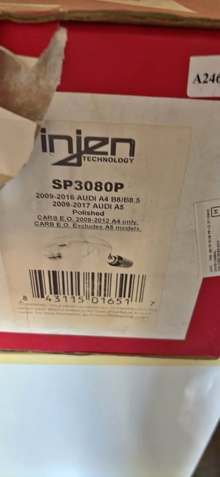 Injen Audi A4/A5 Air Intake Upgrade